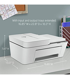 HP DeskJet 4155e printer with sleek and compact design