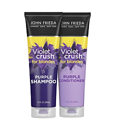 Violet Crush Purple Shampoo and Conditioner Set for Blonde Hair By John Frieda