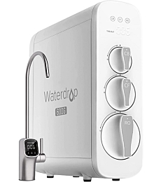 Waterdrop G3 Reverse Osmosis System, Tankless RO Water Filtration Systems, Under Sink, NSF Certified, TDS Reduction, 400 GPD, Smart LED Faucet, UL Listed Power, USA Tech