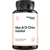 Myo-Inositol & D-Chiro Inositol Blend Capsule | 30-Day Supply | Most Beneficial 40:1 Ratio | Hormonal Balance & Healthy Ovarian Function Support for Women | Vitamin B8 | 120 Inositol Supplement Caps