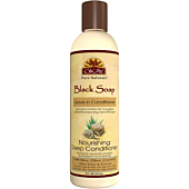OKAY African Black Soap Leave In Conditioner, 8 Fluid Ounce