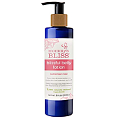 Mommy's Bliss Belly Lotion: For Hydrated, Resilient, & Elastic Skin During Pregnancy, Reduce Stretch Mark Appearance with Cocoa Butter, Vitamin E, Aloe, & Natural Oils, Bohemian Rose Scent, 8 Fl Oz