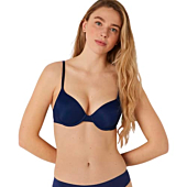 Victoria's Secret Pink Push Up Bra, Full Coverage, Padded, Smooth, Bras for Women, Navy (36D)