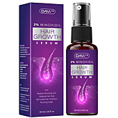 Hair Growth for Women, 2% Minoxidil Hair Growth Serum For Women, And With Biotin Hair Regrowth Treatment, For Stronger, Thicker Longer Hair, help to Stop Thinning and loss hair, 60Ml 1 Month supply