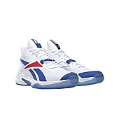Reebok Men's Vision Mid Sneaker, White/Vector Blue/Vector Red, 11