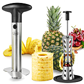 Newness Pineapple Corer [Upgraded, Reinforced, Thicker Blade] and Cherry Pitter