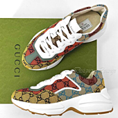 Elevate Your Style with NEW GUCCI Men’s Rhyton GG Logo Monogram Canvas Sneakers | Shop Exclusive Fashion at BestMarket.us