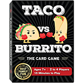 Taco vs Burrito - The Strategic Family Friendly Card Game Created by a 7 Year Old - Perfect for Boys, Girls, Kids, Families & Adults [Amazon Exclusive]