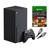 2022 Newest Microsoft Xbox Series X–Gaming Console System- 1TB SSD Black X Version with Disc Drive Bundle with Gears Tactics Full Game and MTC HDMI Cable