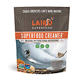 Laird Superfood Non-Dairy Original Coffee Creamer with Functional Mushrooms, Chaga, Cordyceps, Lion's Mane, and Maitake and Non-Dairy Original Superfood Coconut Powder Creamer, Gluten Free, Non-GMO, Vegan, 16 oz. Bag, Pack of 1
