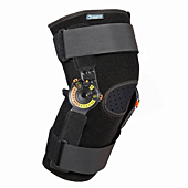 Nvorliy Hinged Orthopedic ROM Knee Brace with Side Stabilizers, Locking Knee Braces, Metal Knee Immobilizer Support for Post OP Recovery, Arthritis, ACL, PCL, Meniscus Tear-Fit Men & Women (Regular)