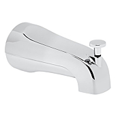 American Standard 8888026.002 Bath Slip-On Diverter Tub Spout, 4 in, Polished Chrome (For 1/2" copper water tube)