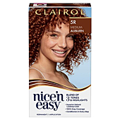 Clairol Nice'n Easy Permanent Hair Dye, 5R Medium Auburn Hair Color, Pack of 1
