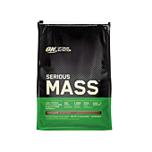 Optimum Nutrition Serious Mass Weight Gainer Protein Powder, Vitamin C, Zinc and Vitamin D for Immune Support, Chocolate, 12 Pound (Packaging May Vary)