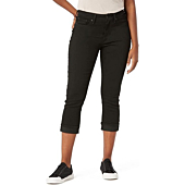Signature by Levi Strauss & Co. Gold Label Women's Mid-Rise Slim Fit Capris (Standard and Plus)