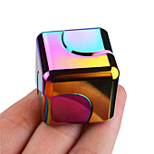 Dr.Kbder Fidget Toys Fidget Spinner Cube for Adults, Metal EDC Figetsss Desk Toys Relaxing Small Cool Anxiety Figette Toys, ADHD Tools Fingears Figet Stress Relief for Kids Girls Teens Men