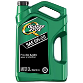 Quaker State 550044965 Motor Oil, Synthetic Blend 5W-20 (5-Quart, Single Pack)