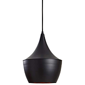 Amazon Brand – Rivet Industrial Pendant Light with Bulb, 63"H, Black