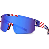YUNBLL&KO Polarized Sunglasses for Men Women, P-V Style UV400, Cycling Glasses Baseball Goggles Running Golf