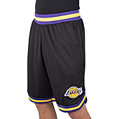 Ultra Game NBA Los Angeles Lakers Mens Woven Basketball Shorts, Team Color, Large