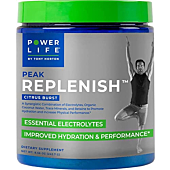 Tony Horton PowerLife Peak Replenish - Vegan Electrolyte Powder for Improved Hydration & Performance, Citrus Burst Flavor, 30 Servings