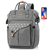 Laptop Backpack for Women,15.6 Inch Laptop Bag Work Backpack with USB Charging Port,School Bookbag College Backpack Teacher Backpack for Work,Travel,Business