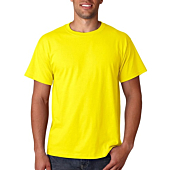 Fruit of the Loom Heavy Cotton T-Shirt, Neon Yellow (50/50), XL (Pack of 2)