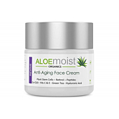 Aloemoist Anti Aging Retinol Cream for Face with Hyaluronic Acid, Vitamin C & E, Pure Aloe Vera Gel, Green Tea, Glycolic Acid – Dark Spot Corrector, Acne Treatment, Eye Cream & Wrinkle Reduction