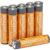 Amazon Basics 10 Pack AAA High-Performance Alkaline Batteries, 10-Year Shelf Life