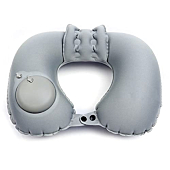 Ultralight Neck Pillow Travel Pillow Inflatable, Compact Portable Neck Support Pillow for Airplane,Neck Travel Pillow for Adults and Kids in Airplanes, Office Napping, Cars, Home,Outdoors