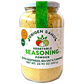 Origen Sano | Vegetable Seasoning Powder | Vegan Bouillon | With Vegetables, Sea Salt and Turmeric, 22.93oz (650g)