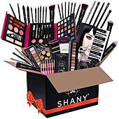 SHANY Bundle Makeup Set - All in One Makeup Bundle Adult Teen Makeup - Includes Pro Makeup Brush Set, Makeup Eyeshadow Palette, Makeup Blender, Eyelash, Lip-gloss and more. - Color Styles Vary