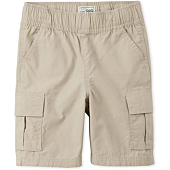 The Children's Place boys Pull On Cargo Shorts, Sandwash, 4 slim
