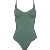 La Perla, Audition Padded Swimsuit, S, Green/Fuxia