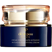 Clé de Peau Beauté Intensive Fortifying Cream in a luxurious jar.