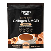 Perfect Keto Barista Edition Collagen Coffee Creamer with MCT Oil | Dairy free Creamer & Low Sugar Healthy Coffee Creamer | Grass Fed Collagen Creamer (Hazelnut)