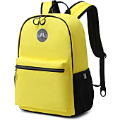 Lohol Lightweight & Casual Daypacks for Men, Women & Students, Perfect Daily Backpack for School, Work, and Travel (Yellow)