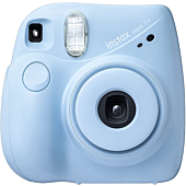 Fujifilm Instax Mini 7+ Camera with - Light Blue (Renewed)
