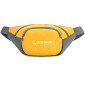 ZOMAKE Large Fanny Pack for Men Women with Compartment, Water Resistant Crossbody Waist Bag Pack Carrying All Phones for Outdoors Workout Travel Casual Running Hiking Cycling