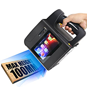 BENTSAI B85 Wide Format Handheld Inkjet Printer, Large Character Coding Machine Up to 3.93 inch 100mm Print Height, Use for Almost Any Surfaces with Solvent Quick Dry Ink for Logo, Label, Trademark