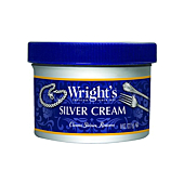 Wright's Silver Cleaner and Polish Cream - 8 Ounce - Ammonia Free - Gently Clean and Remove Tarnish Without Scratching