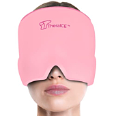 TheraICE  Form Fitting Head Gel Ice Cap, Cold Therapy  Ice Head Wrap Ice Pack Mask, Cold Cap
