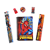 Officially Licensed Marvel 8 Piece Stationery Set - Spiderman
