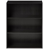Furinno Pasir 3-Tier Open Shelf Bookcase, Brown