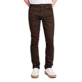 Victorious Men's Skinny Fit Color Stretch Jeans DL937 - Brown - 32/32