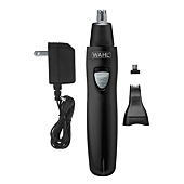 Wahl Deluxe Rechargeable 6-in-1 Detailer with 2 Attachment Heads for Ears, Nose, & Eyebrow Trimming at Home - Model 3023284
