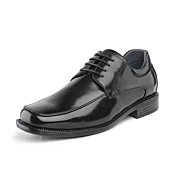 Bruno Marc Men's Dark Brown Square Toe Classic Business Dress Shoes Goldman-01-15 M US