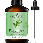 Handcraft Rosemary Essential Oil - 100% Pure and Natural - Premium Therapeutic Grade with Premium Glass Dropper - Huge 4 fl. Oz
