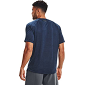 Under Armour Mens Tech 2.0 V-Neck Short-Sleeve T-Shirt , Academy Blue (408)/Steel , 4X-Large