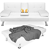 Modern Convertible Folding Futon Sofa Bed 